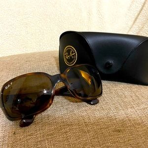 Ray-Ban Sunglasses Rb4068 Women Tortoise Frame Brown Lenses